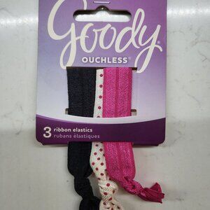 Goody Pastel Ouchless Ribbon Hair Ties Elastics No Metal